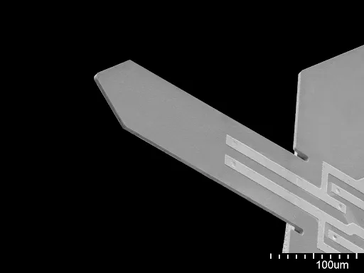 Sample-facing side of a PRS-L300 cantilever